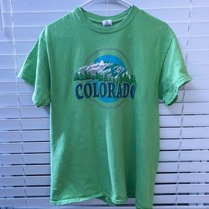 Colorado Graphic T-Shirt Mens S Green